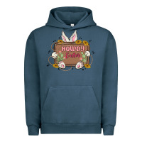 Pigment Midnight Navy howdy easter Urban Hoodie - MaliasSmallBusiness