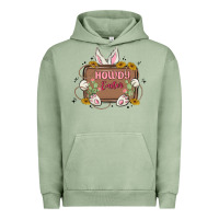 Pigment Oil Green howdy easter Urban Hoodie - MaliasSmallBusiness