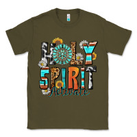Army Green holy spirit activate Classic Tee - Zillion Design Studio