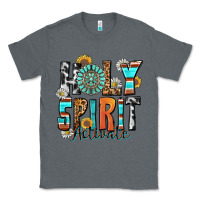 Charcoal Heather holy spirit activate Classic Tee - Zillion Design Studio