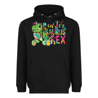 Black Easter Saurus Rex Easter Day Heavyweight Hoodie - Neo Western