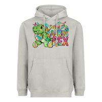 Moon Dust Easter Saurus Rex Easter Day Heavyweight Hoodie - Neo Western
