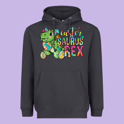 Easter Saurus Rex Easter Day Heavyweight Hoodie Designed By Neo Western