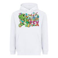 White Easter Saurus Rex Easter Day Heavyweight Hoodie - Neo Western