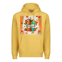 Antique Gold blessed pumpkin Premium Hoodie - NancyCooperArtShop