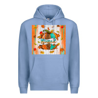 Colony Blue blessed pumpkin Premium Hoodie - NancyCooperArtShop