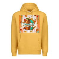 Mustard blessed pumpkin Premium Hoodie - NancyCooperArtShop