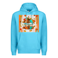 Ocean Blue blessed pumpkin Premium Hoodie - NancyCooperArtShop