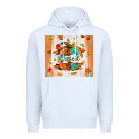 White blessed pumpkin Premium Hoodie - NancyCooperArtShop
