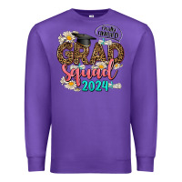 Purple grad squad 2024 Premium Sweatshirt - AdoDesignShop
