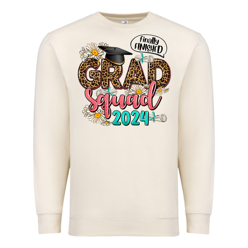 Grad Squad 2024 Premium Sweatshirt by AdoDesignShop | Teevron