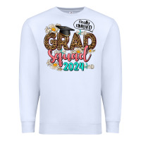 White grad squad 2024 Premium Sweatshirt - AdoDesignShop