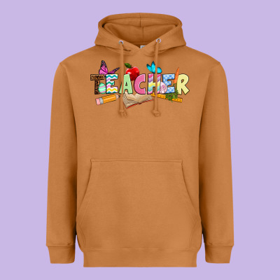 Easter Teacher Easter Day Heavyweight Hoodie Designed By Neo Western