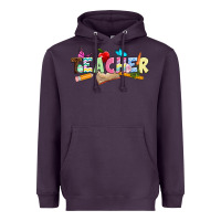 Plum Easter Teacher Easter Day Heavyweight Hoodie - Neo Western