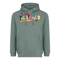 Sage Easter Teacher Easter Day Heavyweight Hoodie - Neo Western