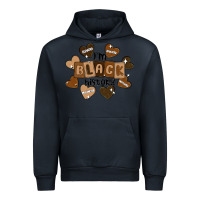 Navy i am black history Urban Hoodie - MaliasSmallBusiness