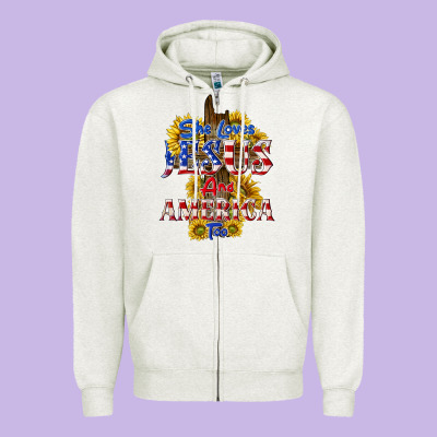 Zipper Hoodie she loves jesus
