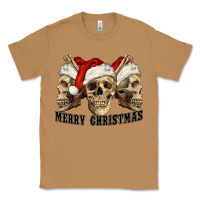 Toasted Coconut Merry Christmas Skulls Classic Tee - RanaPortraitStore