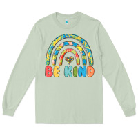 Matcha be kind autism Long Sleeve Tee - MaliasSmallBusiness