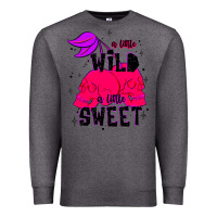Charcoal Heather a little wild a little sweet Premium Sweatshirt - JahusDesignShop