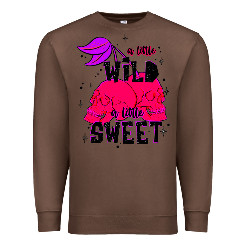 A Little Wild A Little Sweet Premium Sweatshirt by JahusDesignShop | Teevron