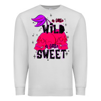 Dove Grey a little wild a little sweet Premium Sweatshirt - JahusDesignShop