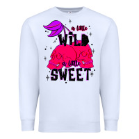 White a little wild a little sweet Premium Sweatshirt - JahusDesignShop