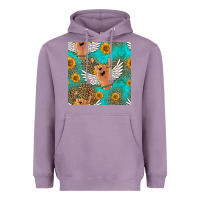 Lavender rock n roll hands seamless pattern Heavyweight Hoodie - HRA Design Shop