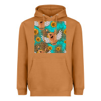 Meerkat rock n roll hands seamless pattern Heavyweight Hoodie - HRA Design Shop