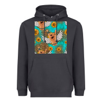 Smoke rock n roll hands seamless pattern Heavyweight Hoodie - HRA Design Shop