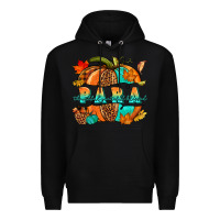 Black para pumpkin Premium Hoodie - NancyCooperArtShop