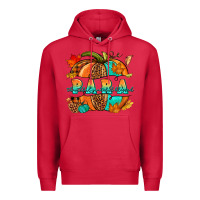 Cardinal para pumpkin Premium Hoodie - NancyCooperArtShop