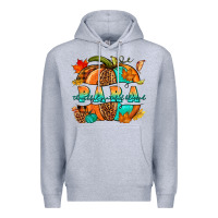 Heather Grey para pumpkin Premium Hoodie - NancyCooperArtShop