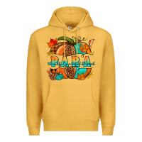 Mustard para pumpkin Premium Hoodie - NancyCooperArtShop