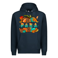 Navy para pumpkin Premium Hoodie - NancyCooperArtShop