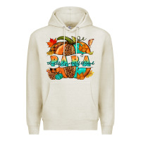 Oatmeal Heather para pumpkin Premium Hoodie - NancyCooperArtShop