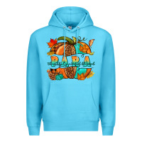 Ocean Blue para pumpkin Premium Hoodie - NancyCooperArtShop