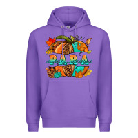 Purple para pumpkin Premium Hoodie - NancyCooperArtShop