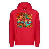 Red para pumpkin Premium Hoodie - NancyCooperArtShop
