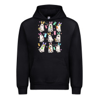 Black bunny ghost Urban Hoodie - MaliasSmallBusiness