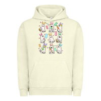 Pigment Pistachio bunny ghost Urban Hoodie - MaliasSmallBusiness
