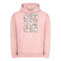 Pigment Salmon bunny ghost Urban Hoodie - MaliasSmallBusiness