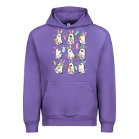 Tulip bunny ghost Urban Hoodie - MaliasSmallBusiness