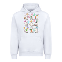 White bunny ghost Urban Hoodie - MaliasSmallBusiness