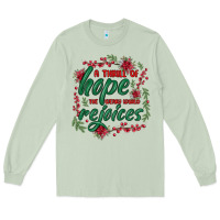 Matcha a thrill of hope the weary world rejoices Long Sleeve Tee - MaliasSmallBusiness