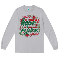 Moon Dust a thrill of hope the weary world rejoices Long Sleeve Tee - MaliasSmallBusiness