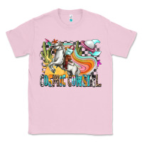Bubblegum Pink cosmic cowgirl Classic Tee - Zillion Design Studio