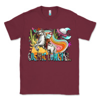 Burgundy cosmic cowgirl Classic Tee - Zillion Design Studio