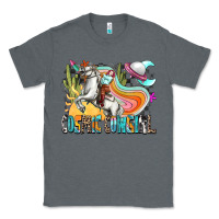Charcoal Heather cosmic cowgirl Classic Tee - Zillion Design Studio