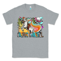 Heather Grey cosmic cowgirl Classic Tee - Zillion Design Studio